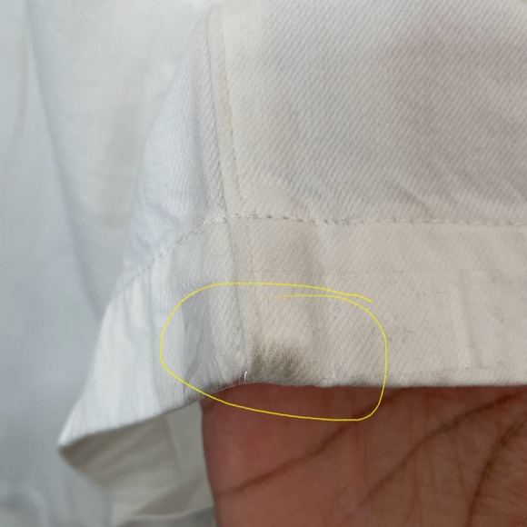 NWT Madewell The Harlow Wide Leg Jean in Tile White Size 32 - Picture 12 of 13